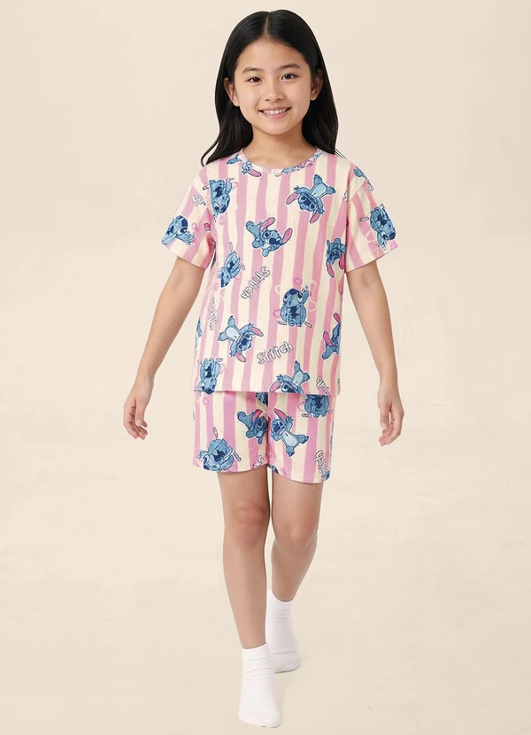 Malwee Kids - Pijama Box Stitch Disney® Rosa