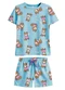 Malwee Kids - Pijama Coelhinhos Brilha no Escuro Amarelo - variação: Azul