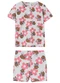 Malwee Kids - Pijama Bailarinha Arco-Íris Off White - variação: Cinza Mescla