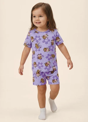 Malwee Kids - Pijama Capivara Bailarina Lavanda - MALWEE KIDS