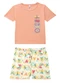 Malwee Kids - Pijama Dreaming que Brilha no Escuro Lilás - variação: Coral