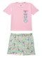 Malwee Kids - Pijama Dreaming que Brilha no Escuro Lilás - variação: Rosa