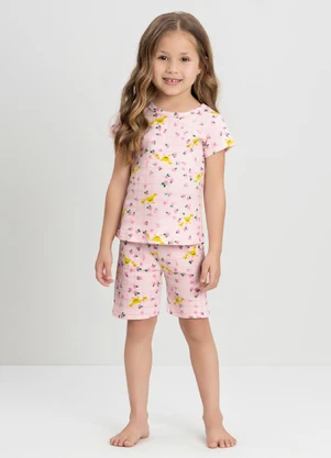 Pijama com Blusa e Ciclista Up Baby Branco - UP BABY