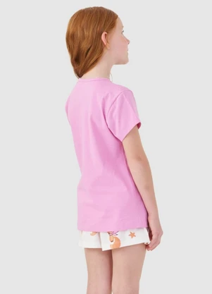 Rovitex - Pijama Curto Infantil Rosa - ROVITEX