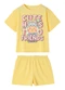 Malwee Kids - Pijama Cute Hugs Friends Cinza Claro - variação: Amarelo Claro