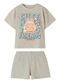 Malwee Kids - Pijama Cute Hugs Friends Cinza Claro - variação: Cinza Claro