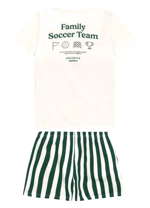 Malwee Kids - Pijama Family Soccer Team Off White - MALWEE KIDS