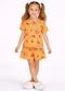 Select - Pijama Feminino Infantil Estampado Rosa - variação: Laranja