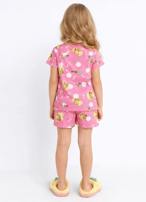 Select - Pijama Feminino Infantil Estampado Rosa - SELECT