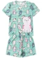 Atelie da Crianca - Pijama Feminino Verão Gatinho Verde - variação: Verde
