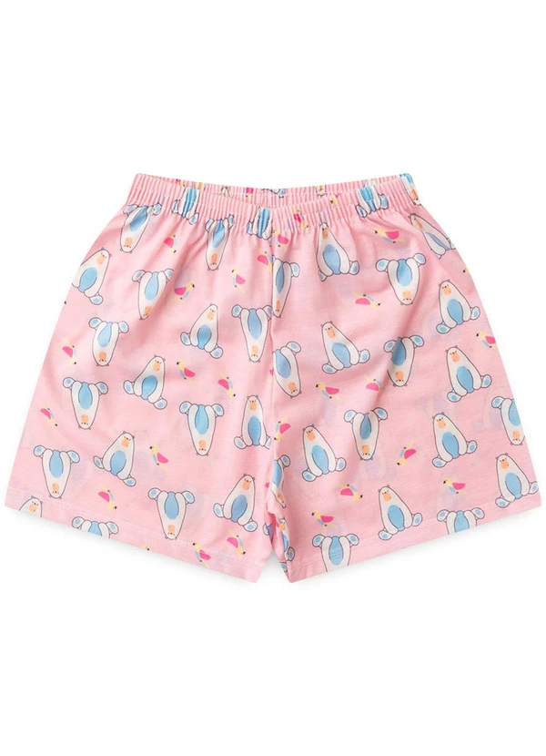 Atelie da Crianca - Pijama Feminino Verão Hi Bear Azul 3