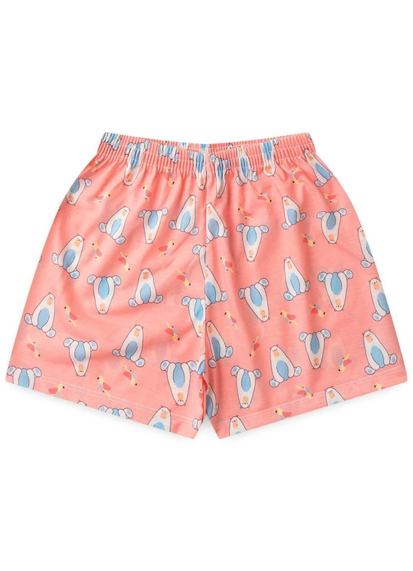 Atelie da Crianca - Pijama Feminino Verão Hi Bear Cinza 3