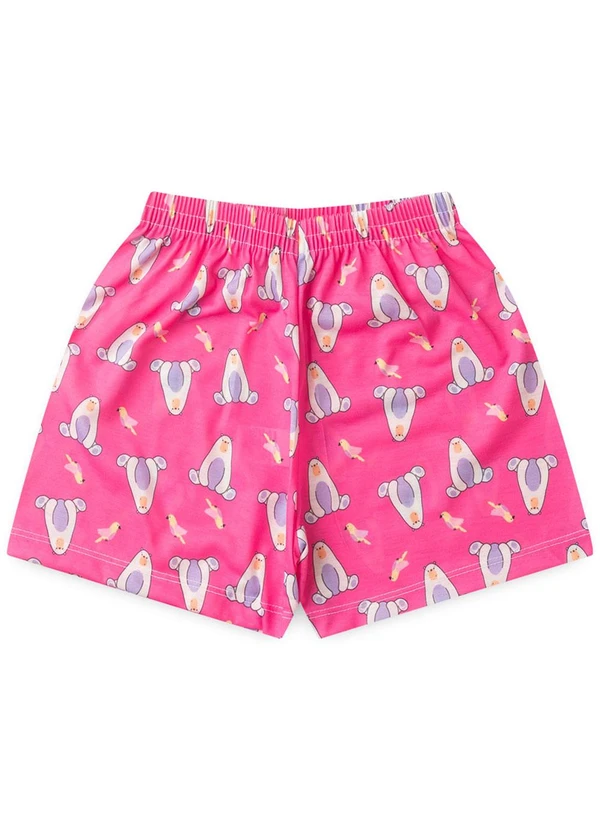 Atelie da Crianca - Pijama Feminino Verão Hi Bear Rosa 3