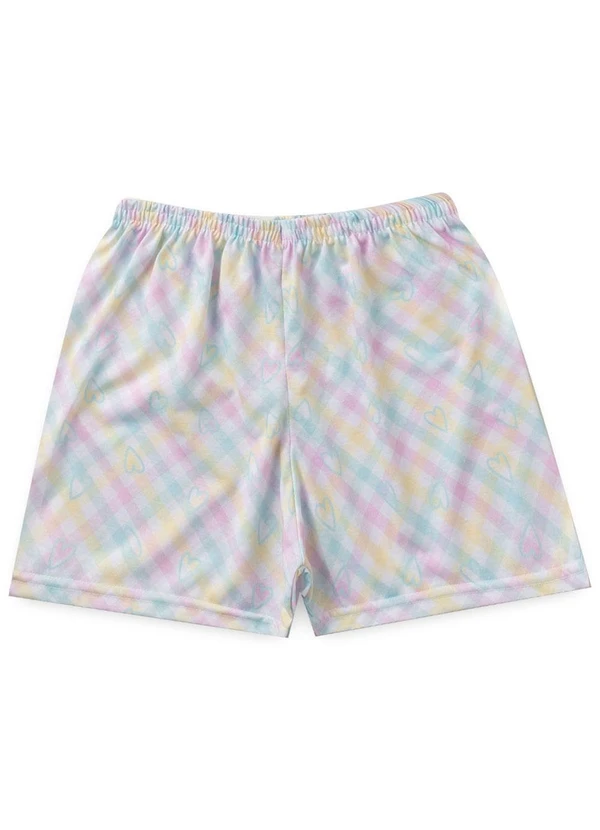 Atelie da Crianca - Pijama Feminino Verão Lhama Azul 3