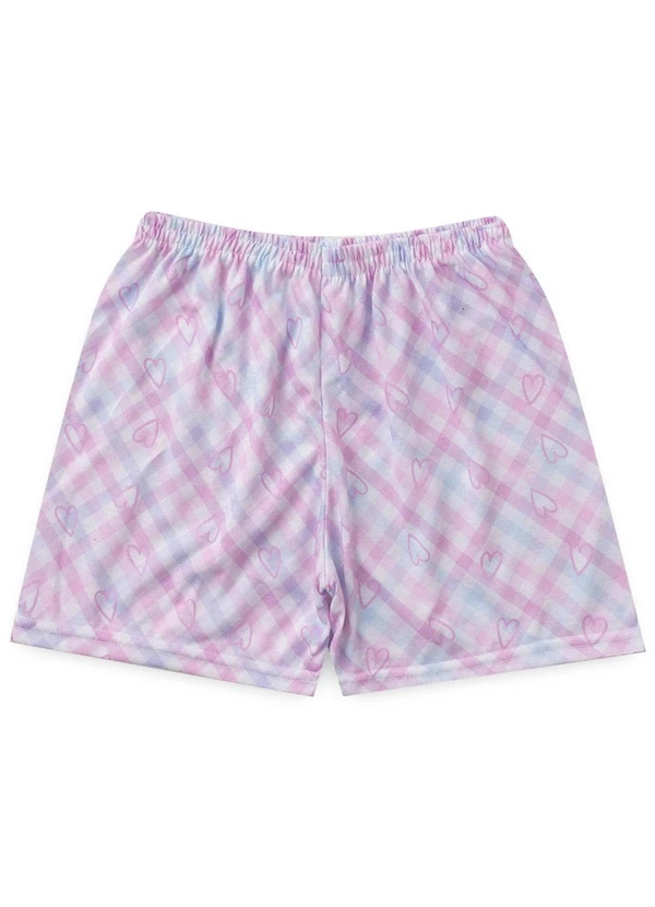 Atelie da Crianca - Pijama Feminino Verão Lhama Roxo 3