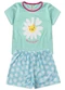 Atelie da Crianca - Pijama Feminino Verão Nice Daisy Azul - variação: Azul