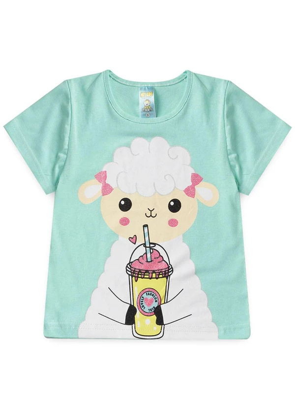 Atelie da Crianca - Pijama Feminino Verão Ovelha Azul 2