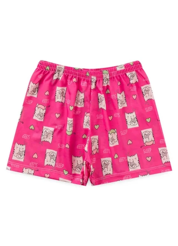 Atelie da Crianca - Pijama Feminino Verão Sleep Cat Branco 3