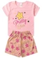 Atelie da Crianca - Pijama Feminino Verão Star Branco - variação: Rosa