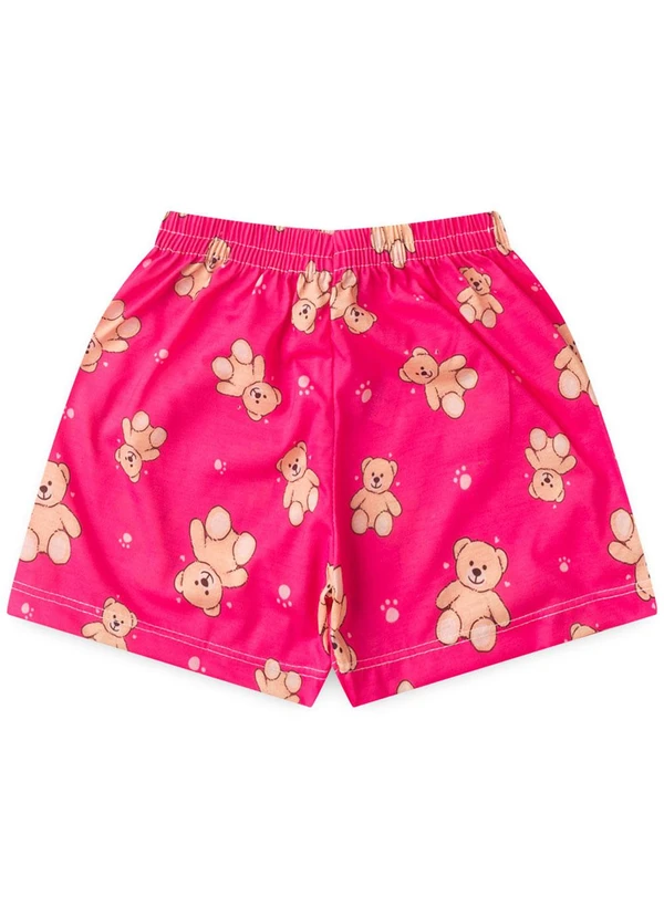 Atelie da Crianca - Pijama Feminino Verão Ursinho Cinza 3
