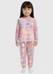 Malwee Kids - Pijama Floral que Brilha no Escuro Lavanda - variação: Rosa