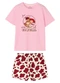 Malwee Kids - Pijama Pizza Planet Disney Pixar® Off White - variação: Rosa Claro