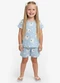 Select - Pijama Infantil Blusa com Shorts Azul - variação: Azul