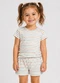 Select - Pijama Infantil Blusa com Shorts Azul - variação: Bege