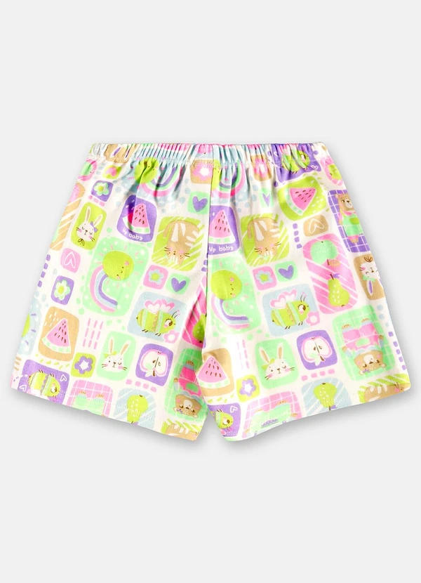 Up Baby - Pijama Infantil Blusa Short Up Baby Azul 7