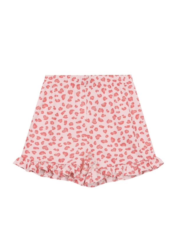 Brandili - Pijama Infantil de Oncinha Brilha no Escuro Rosa 4
