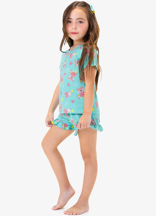 Rovi Kids - Pijama Infantil Feminino Azul