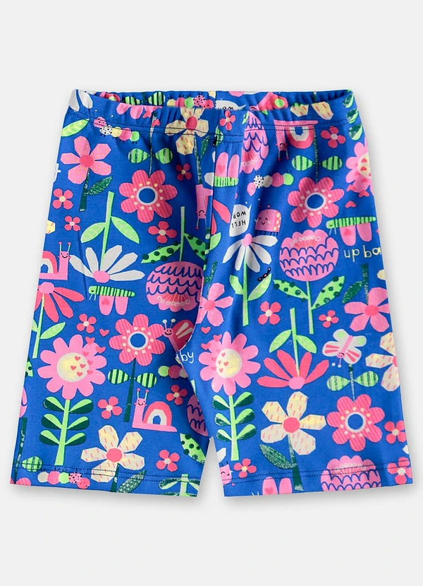 Up Baby - Pijama Infantil Feminino em Suedine Azul 4