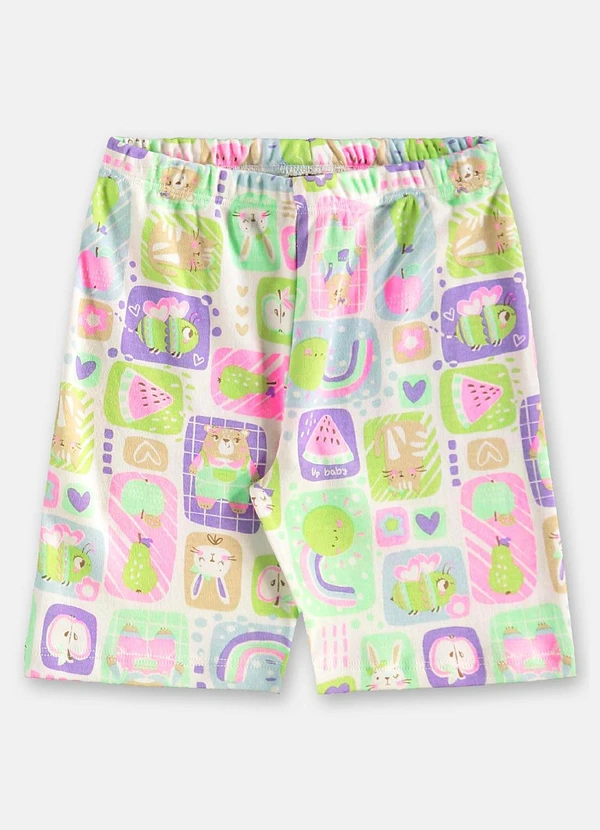 Up Baby - Pijama Infantil Feminino em Suedine Branco 5