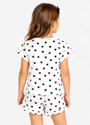 Select - Pijama Infantil Feminino Estampado Bege - SELECT