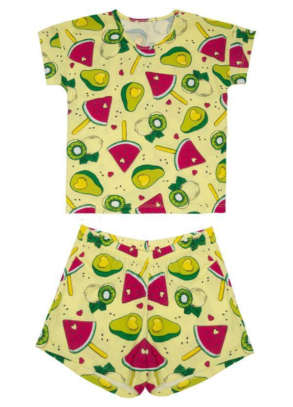 Select - Pijama Infantil Feminino Verde