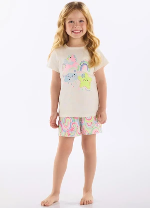 Up Baby - Pijama Infantil Finino Suedine Bege - UP BABY