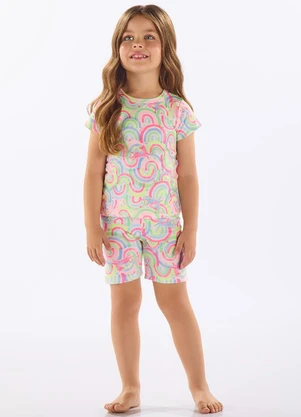 Up Baby - Pijama Infantil Finino Suedine Branco - UP BABY