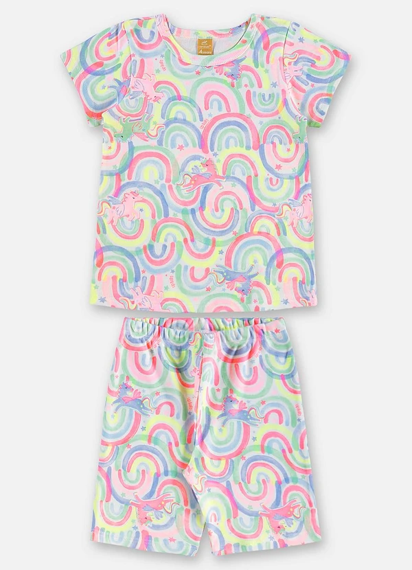 Up Baby - Pijama Infantil Finino Suedine Branco 2