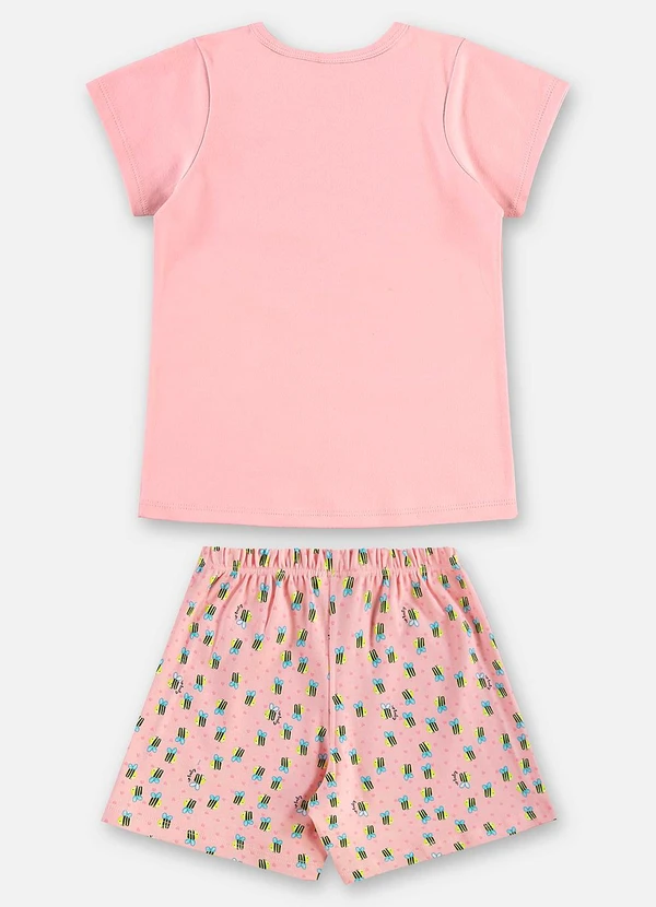 Up Baby - Pijama Infantil Finino Suedine Rosa 3
