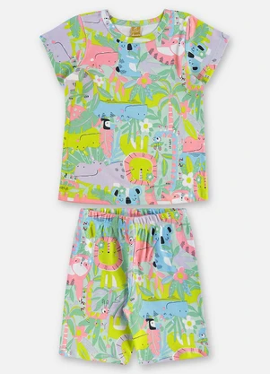 Up Baby - Pijama Infantil Finino Suedine Verde - UP BABY