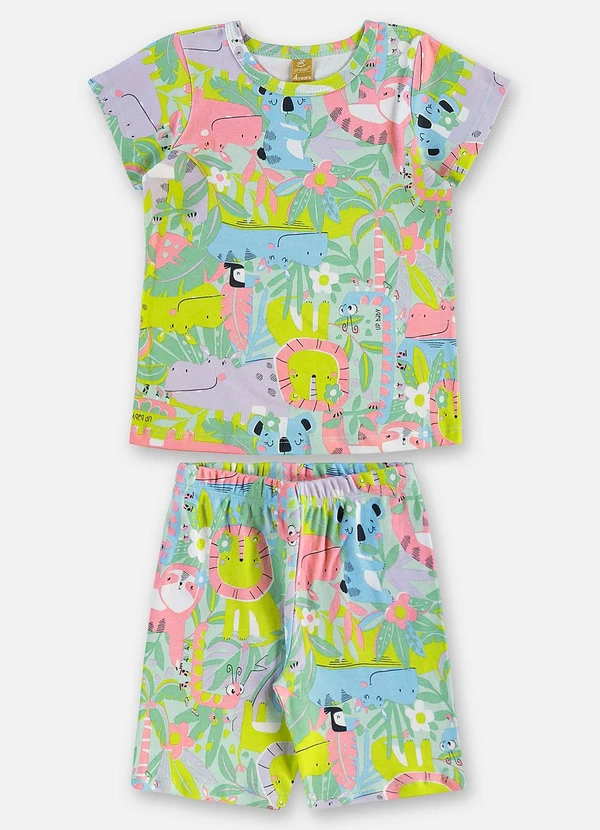 Up Baby - Pijama Infantil Finino Suedine Verde 2