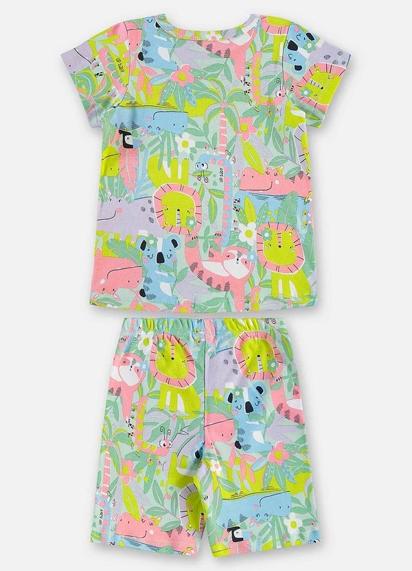 Up Baby - Pijama Infantil Finino Suedine Verde 3