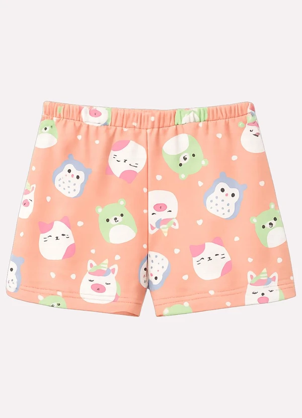 Kyly - Pijama Infantil Menina Bichinhos Laranja