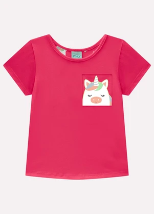 Kyly - Pijama Infantil Menina Bordado Rosa - KYLY