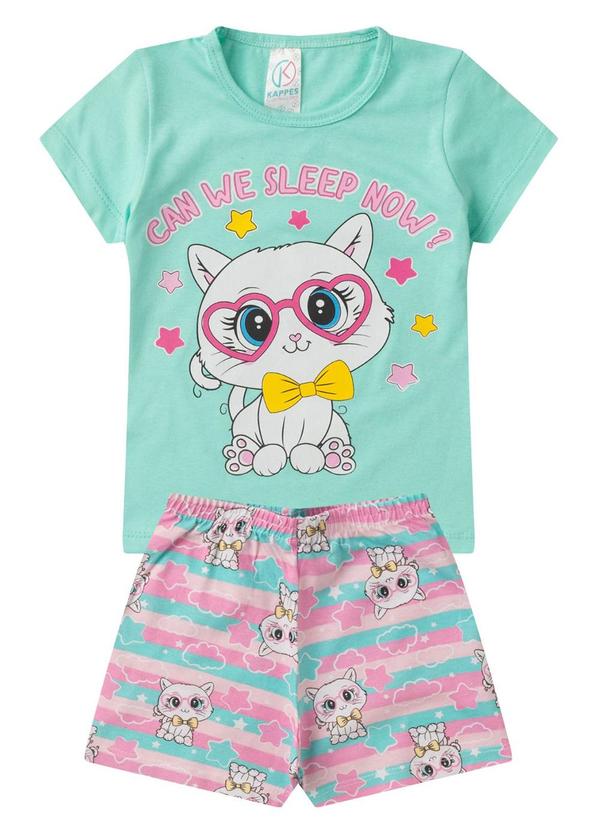 Rovi Kids - Pijama Infantil Menina Brilha no Escuro Azul