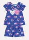 Kyly - Pijama Infantil Menina Brilha no Escuro Azul - variação: Azul