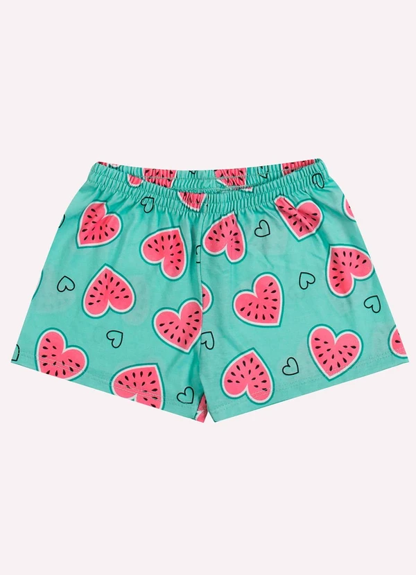 Kyly - Pijama Infantil Menina Brilha no Escuro Verde 2