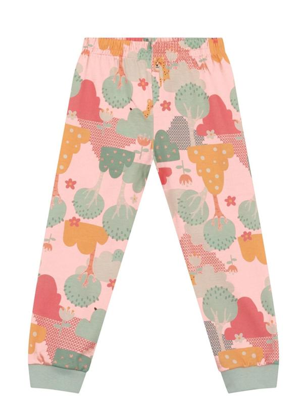 Brandili - Pijama Infantil Menina de Ursinho Rosa 4