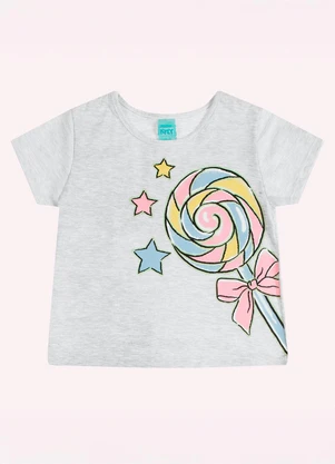 Kyly - Pijama Infantil Menina Doces Cinza - KYLY