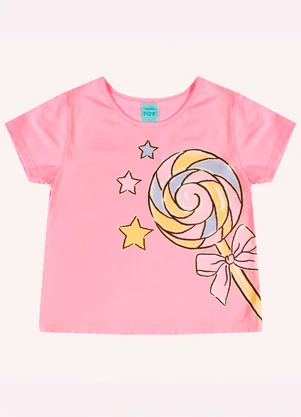 Kyly - Pijama Infantil Menina Doces Rosa - KYLY